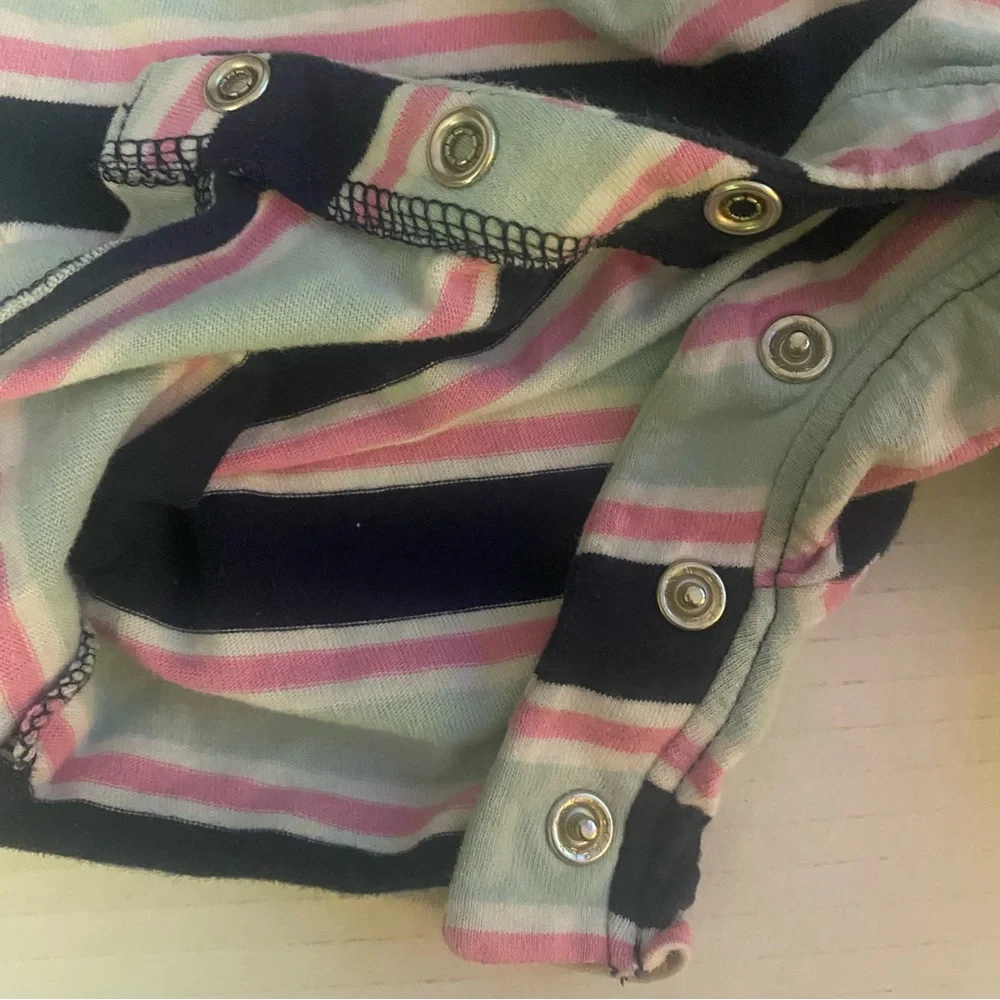 Hanna Andersson Multicolor Baby Romper 3-6 Months GUC